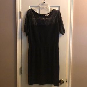 Ann Taylor Loft black cocktail dress